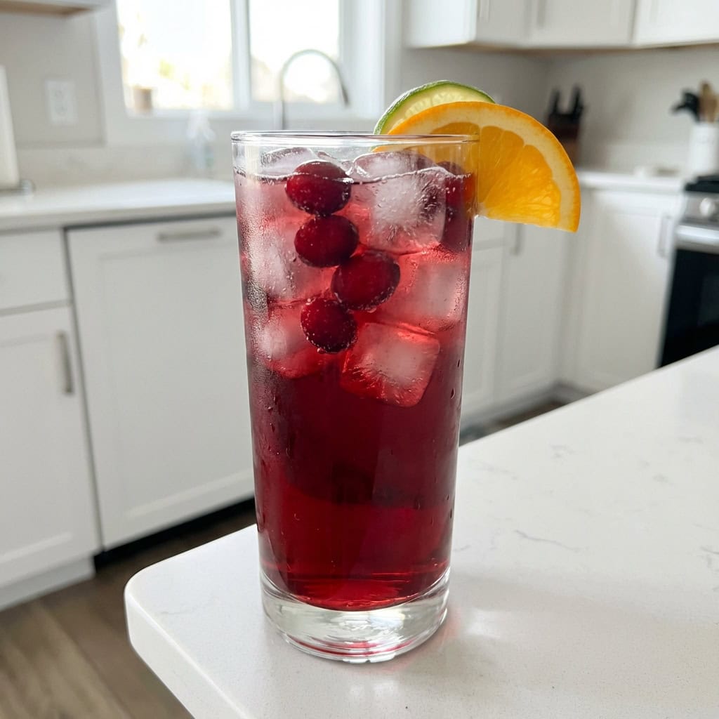 Creepy Cranberry Cooler Mocktail Recipe