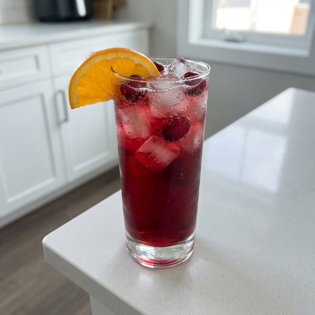 Creepy Cranberry Punch Mocktail Recipe for Spooky Parties