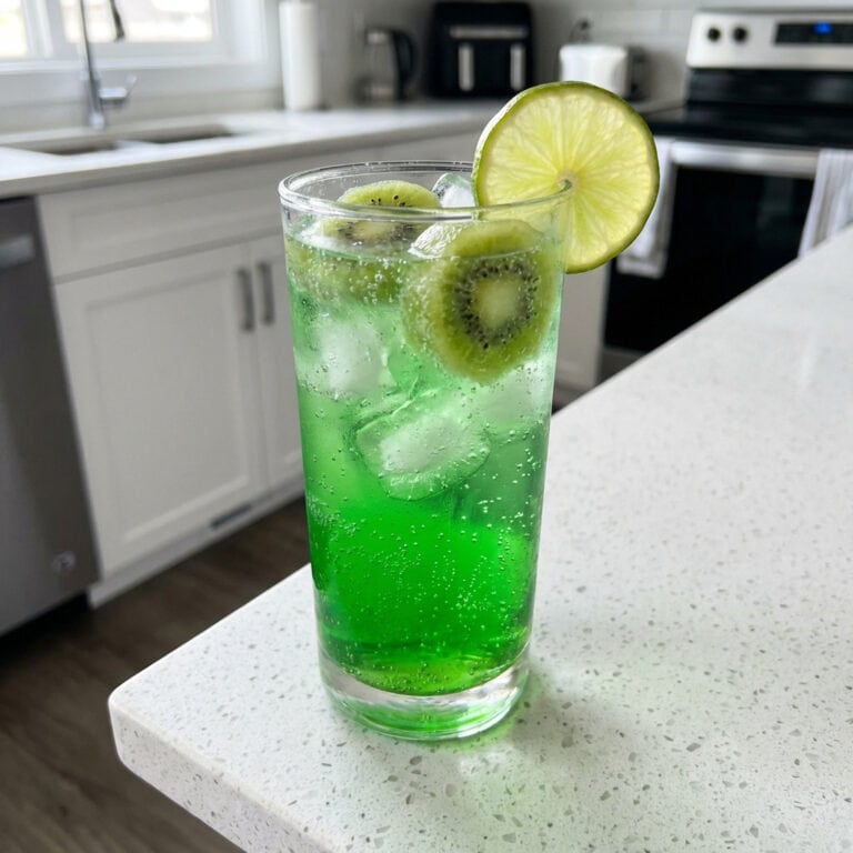Creepy Kiwi Lime Punch Mocktail Recipe