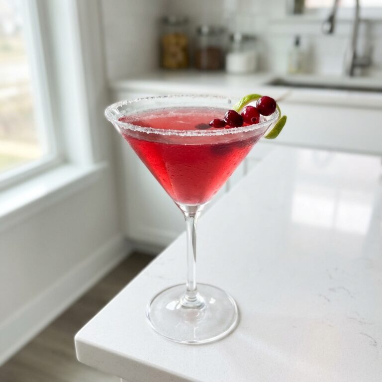 Crimson Cranberry Cosmo Cocktail Recipe