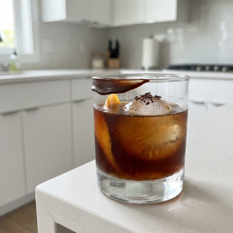 Dark Chocolate Old Fashioned Cocktail Recipe