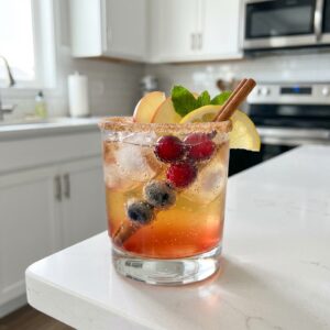 Eyeball Apple Cider Mocktail Recipe