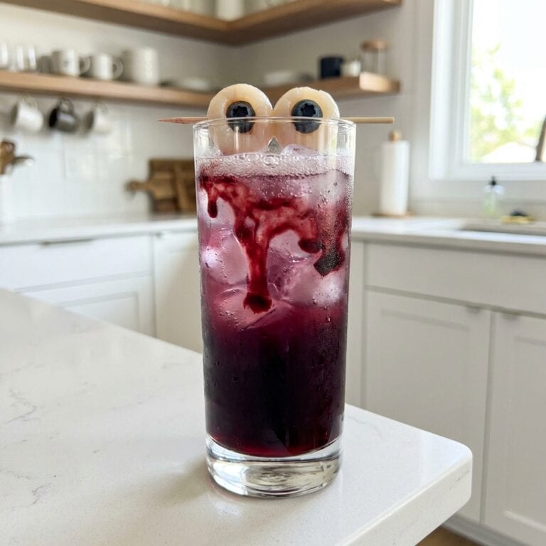Eyeball Grape Juice Mocktail Recipe