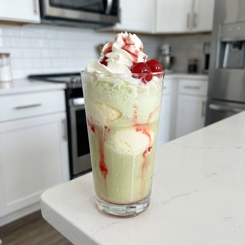 Fizzy Frankenstein Float Mocktail Recipe