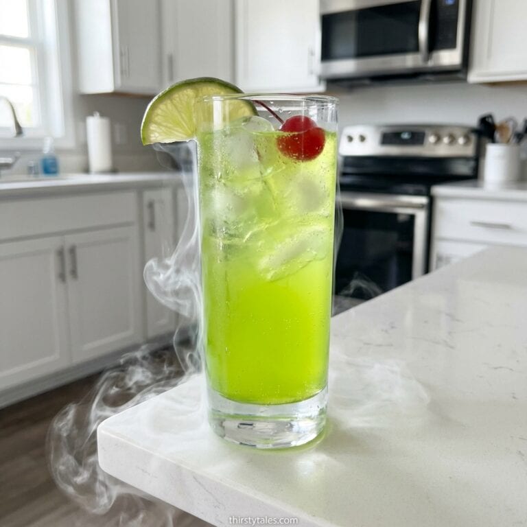 Frankenstein’s Green Fizz Cocktail Recipe