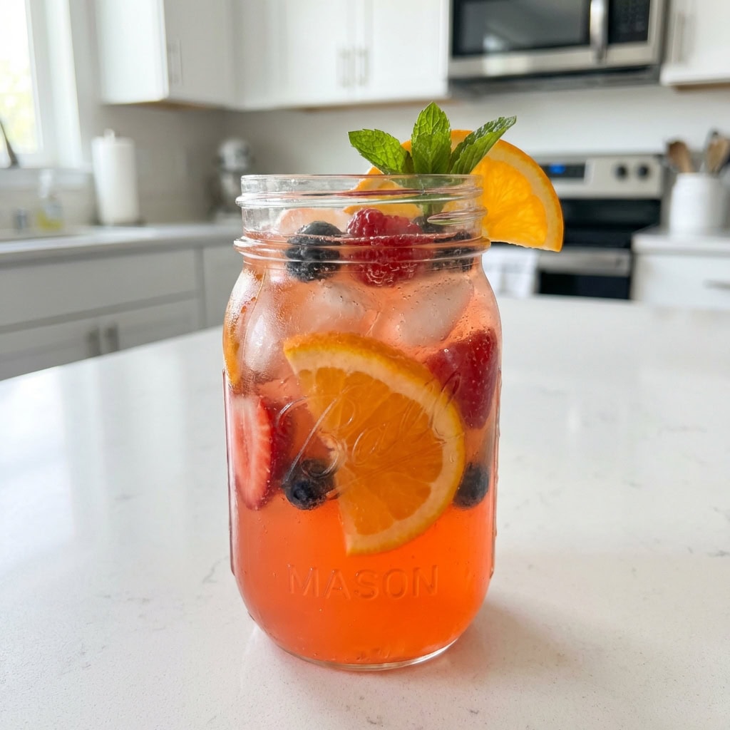 Fright Night Fruit Punch Mocktail Recipe