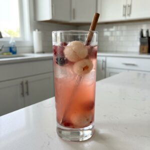 Ghost Punch with Lychee Mocktail Recipe
