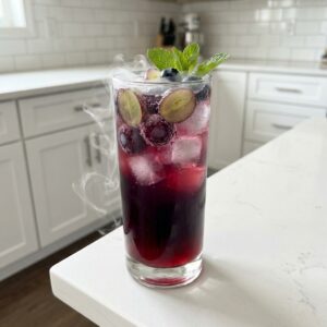 Ghoulish Grape Juice Mocktail Recipe
