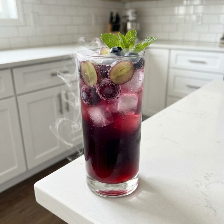 Ghoulish Grape Juice Mocktail Recipe