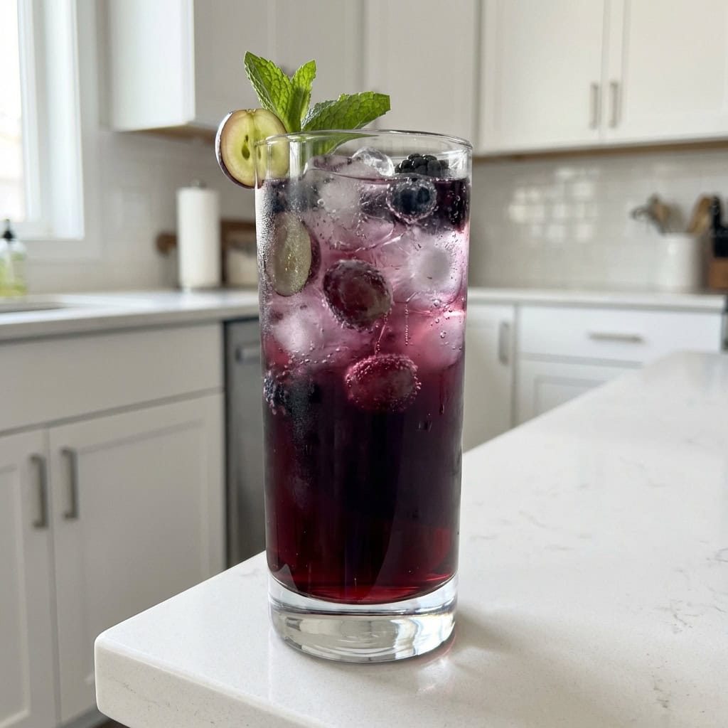 Ghoulish Grape Juice Mocktail Recipe