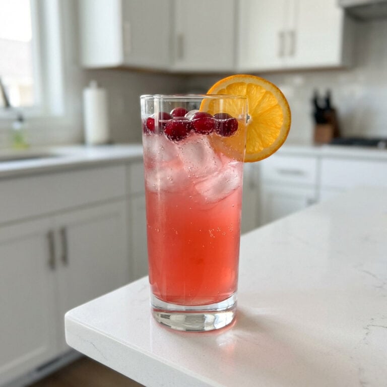 Gin and Cranberry Fizz Cocktail Recipe