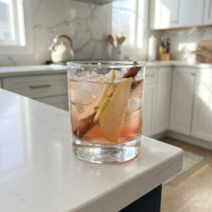 Ginger Pear Gin Punch Cocktail Recipe