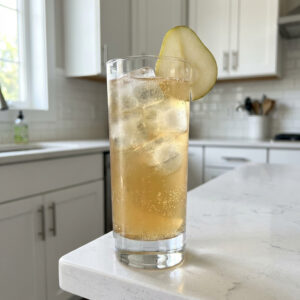 Ginger Pear Tequila Highball Cocktail Recipe