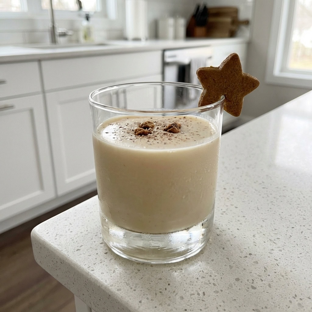Gingerbread Eggnog Cocktail Recipe