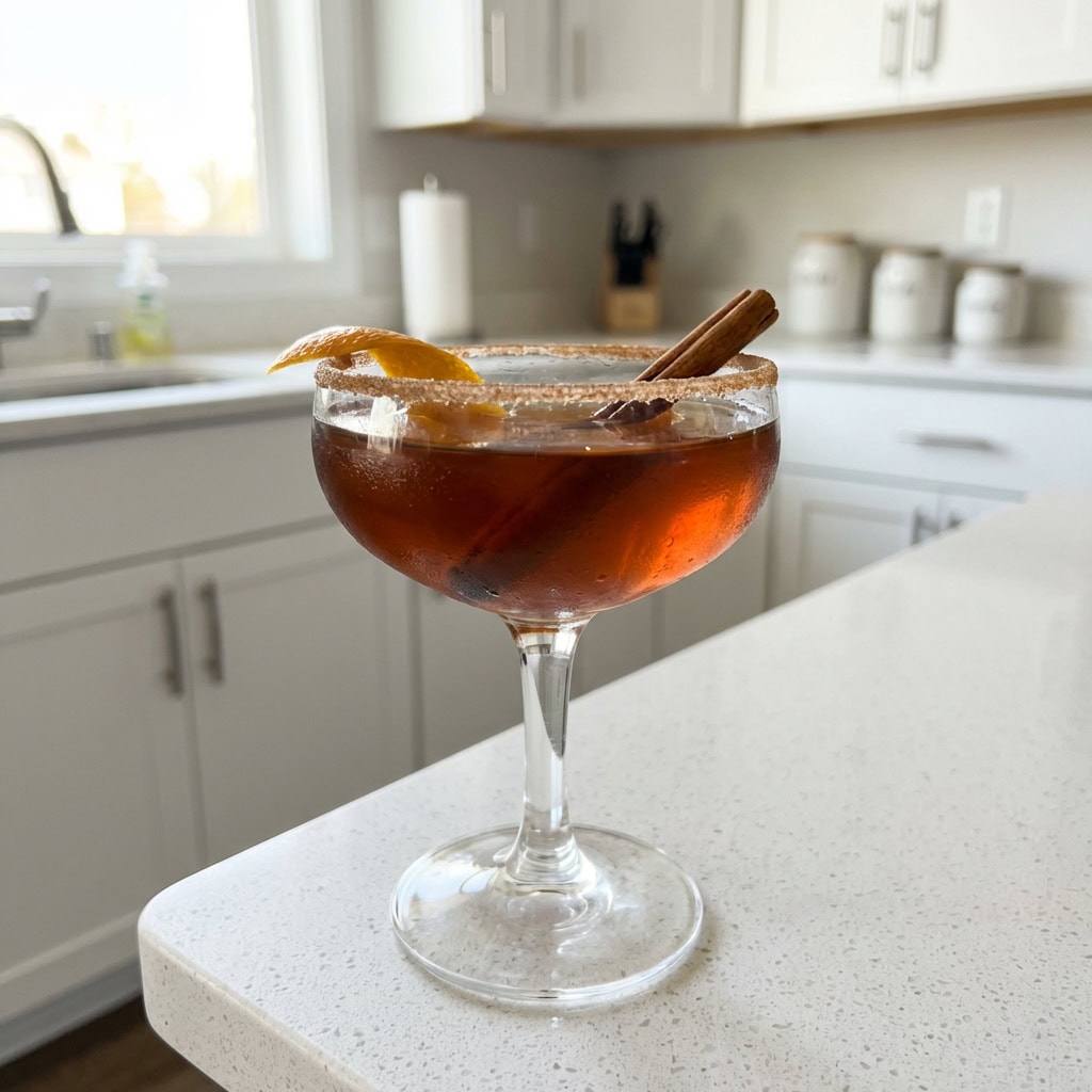 Gingerbread Manhattan Cocktail Recipe