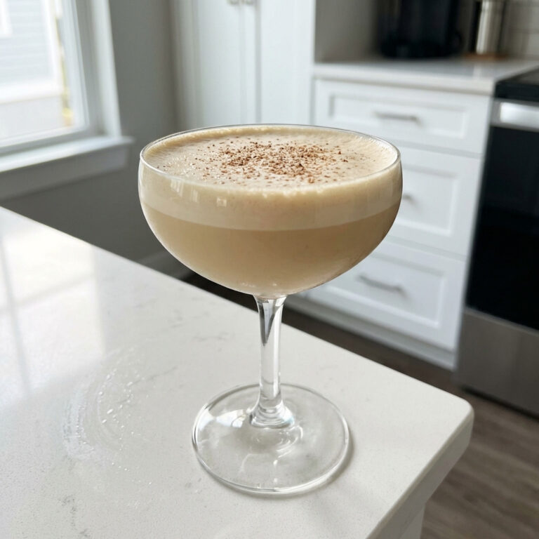 Gingerbread Vodka Flip Cocktail Recipe