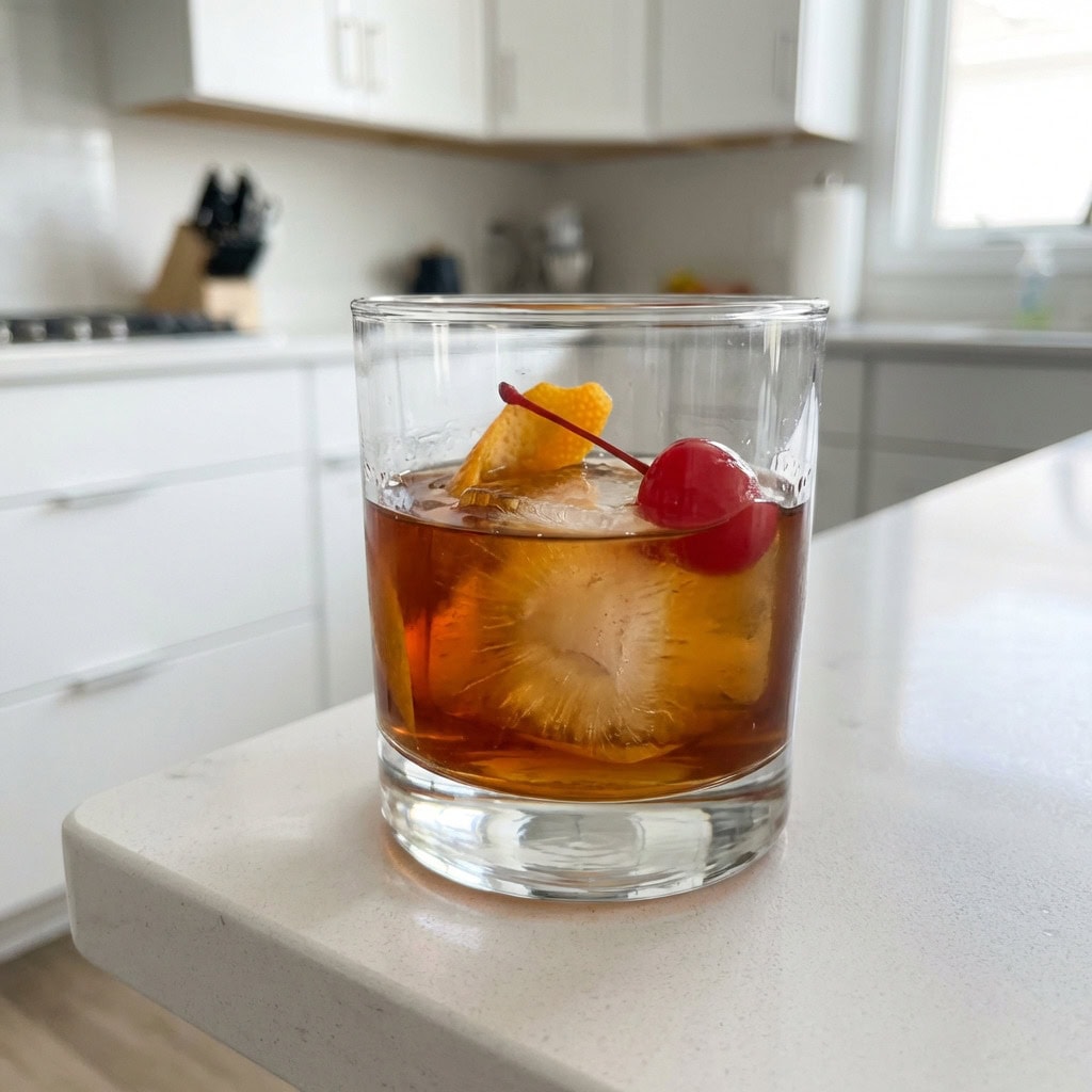 Halloween Old Fashioned Cocktail Recipe