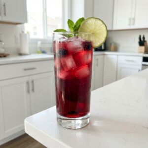 Haunted Hibiscus Punch Mocktail Recipe