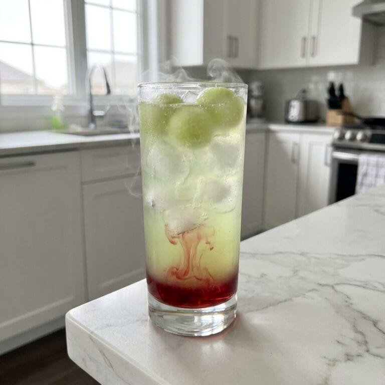 Haunted Honeydew Punch Mocktail Recipe