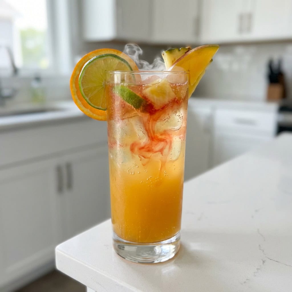 Haunted Pineapple Punch Mocktail Recipe