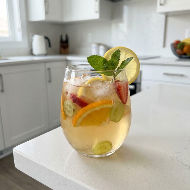 Honeyed Gin Sangria Cocktail Recipe