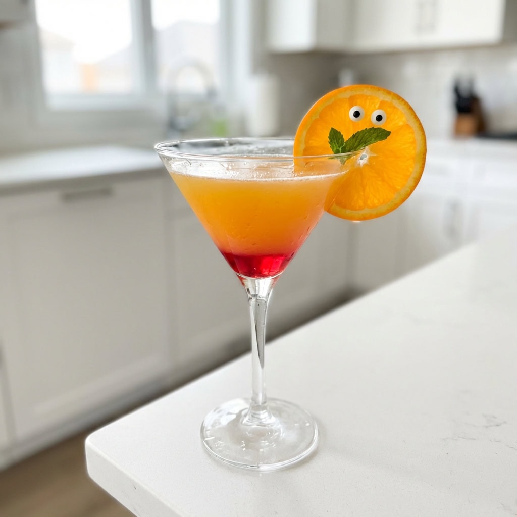Jack-o'-Lantern Juice Cocktail Recipe