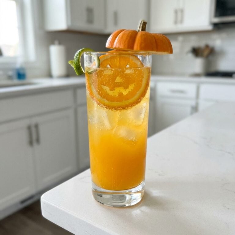 Jack-o’-Lantern Orangeade Mocktail Recipe