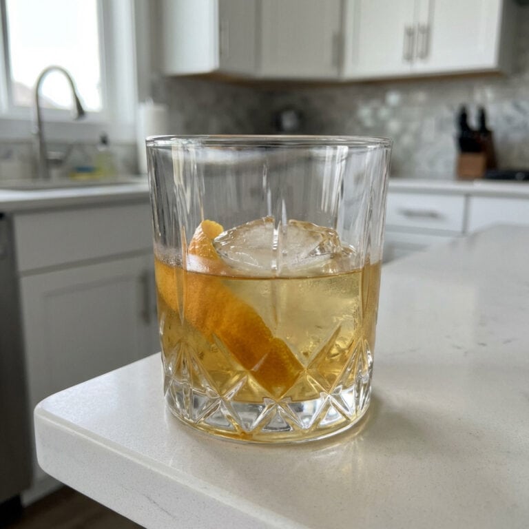 Maple Gin Old Fashioned Cocktail Recipe