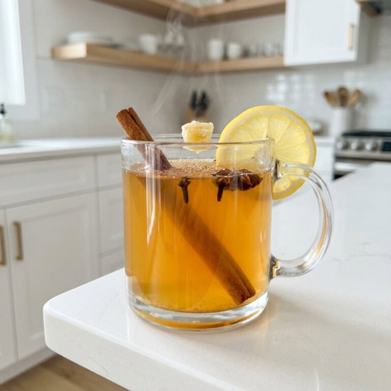 Maple Ginger Hot Toddy Cocktail Recipe