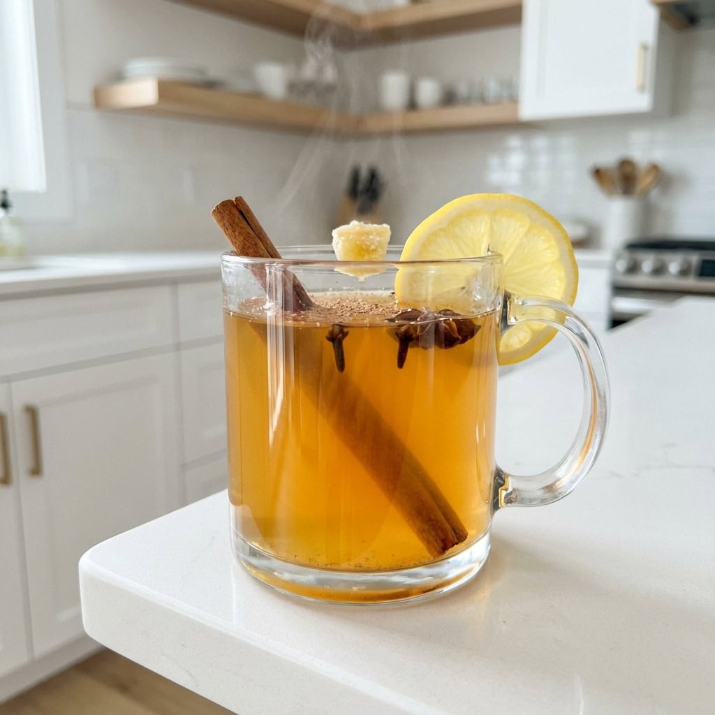 Maple Ginger Hot Toddy Cocktail Recipe