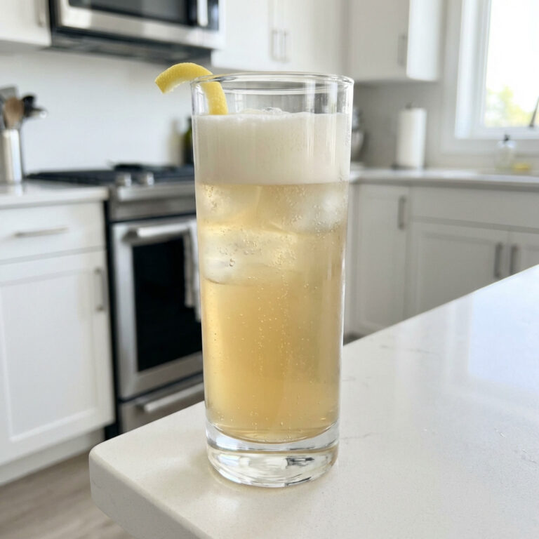 Maple Maple Gin Fizz Cocktail Recipe