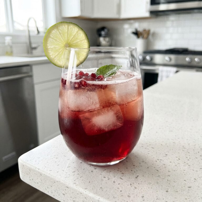 Maple Pomegranate Punch Cocktail Recipe
