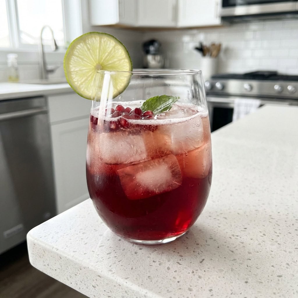 Maple Pomegranate Punch Cocktail Recipe