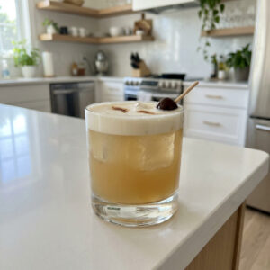 Maple Vodka Sour Cocktail Recipe