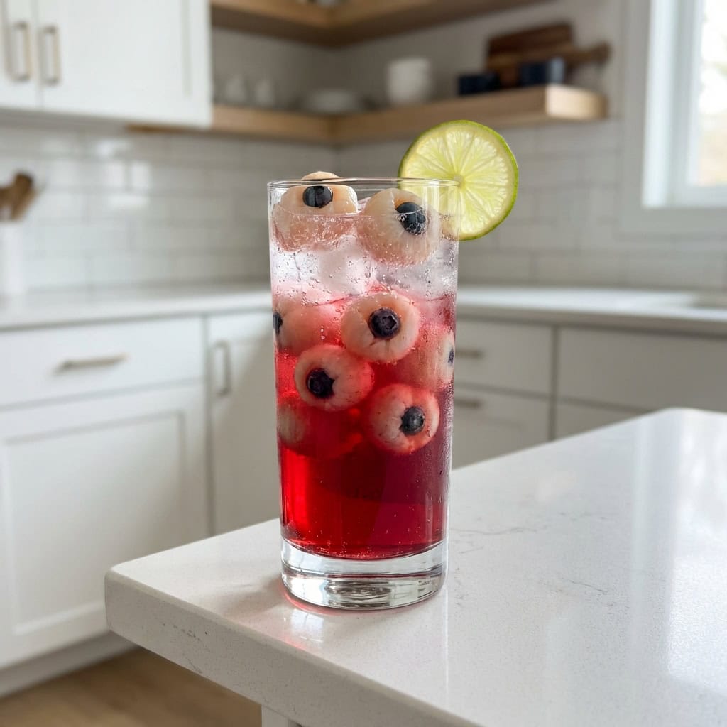 Monster Eyeball Punch Mocktail Recipe