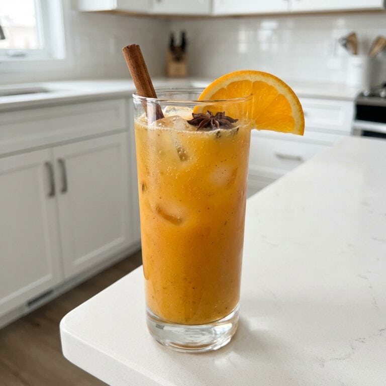 Orange Pumpkin Punch Mocktail Recipe