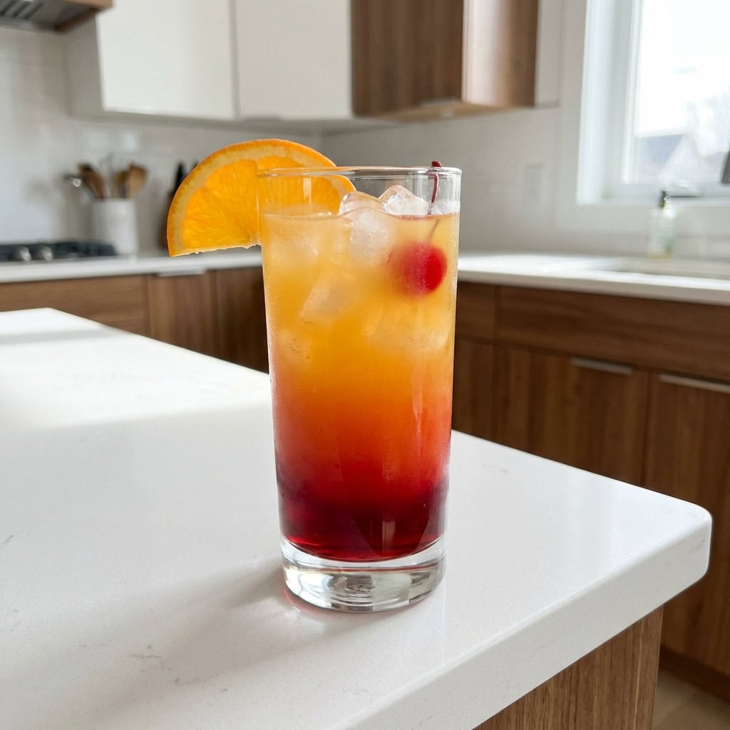 Pomegranate Tequila Sunrise Cocktail Recipe