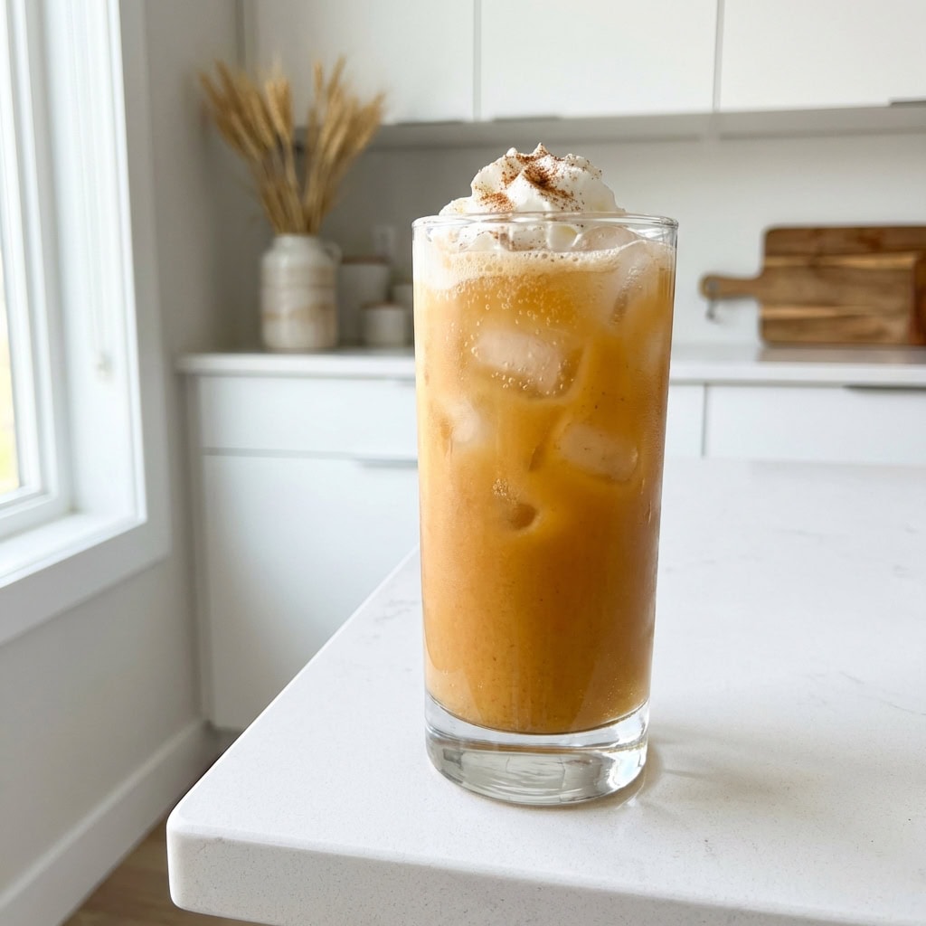 Pumpkin Spice Fizz Mocktail Recipe