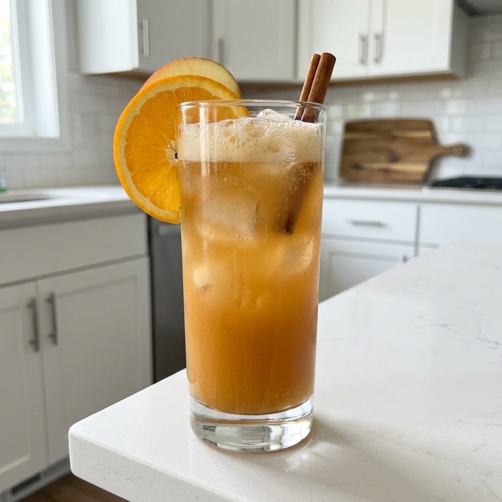 Pumpkin Spice Non-Alcoholic Punch Mocktail Recipe