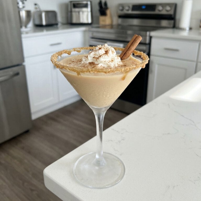 Pumpkin Spice Vodka Martini Cocktail Recipe