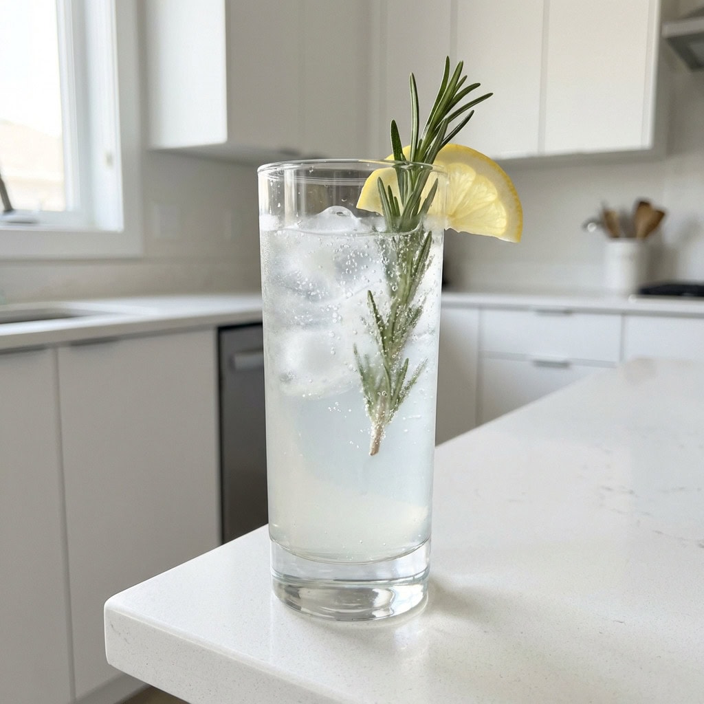 Rosemary Gin and Tonic Cocktail Recipe