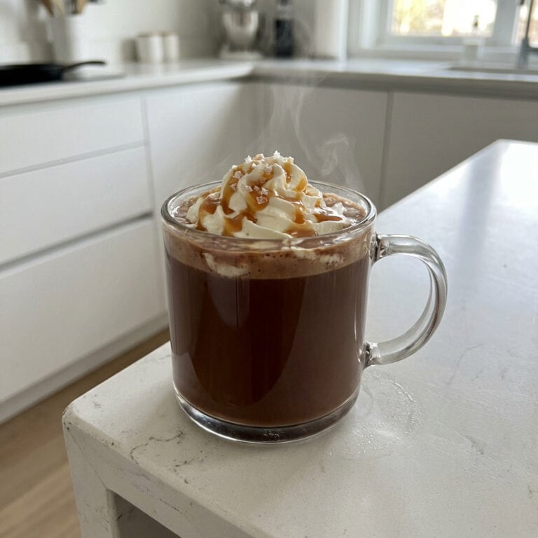 Salted Caramel Hot Chocolate Cocktail Recipe