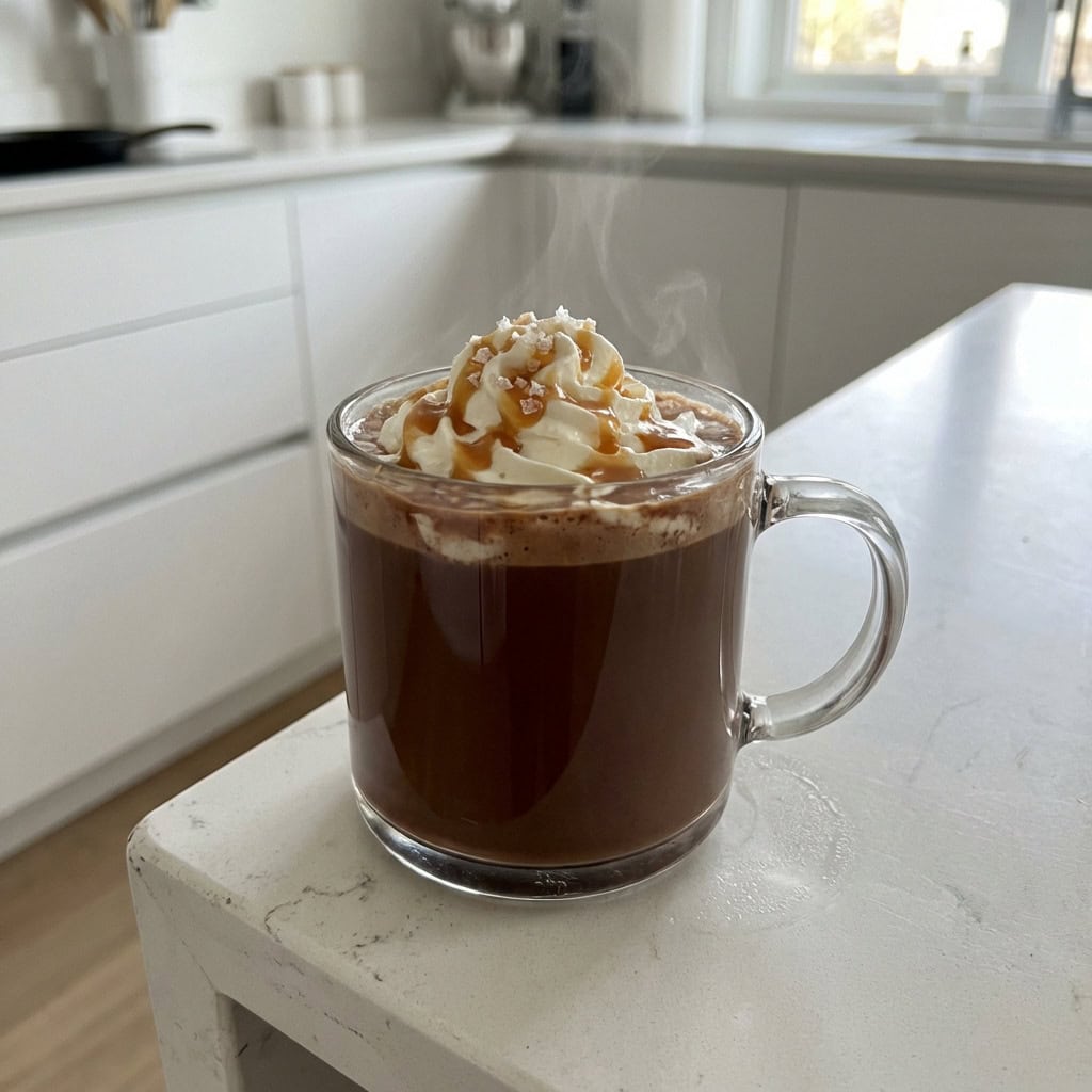 Salted Caramel Hot Chocolate Cocktail Recipe