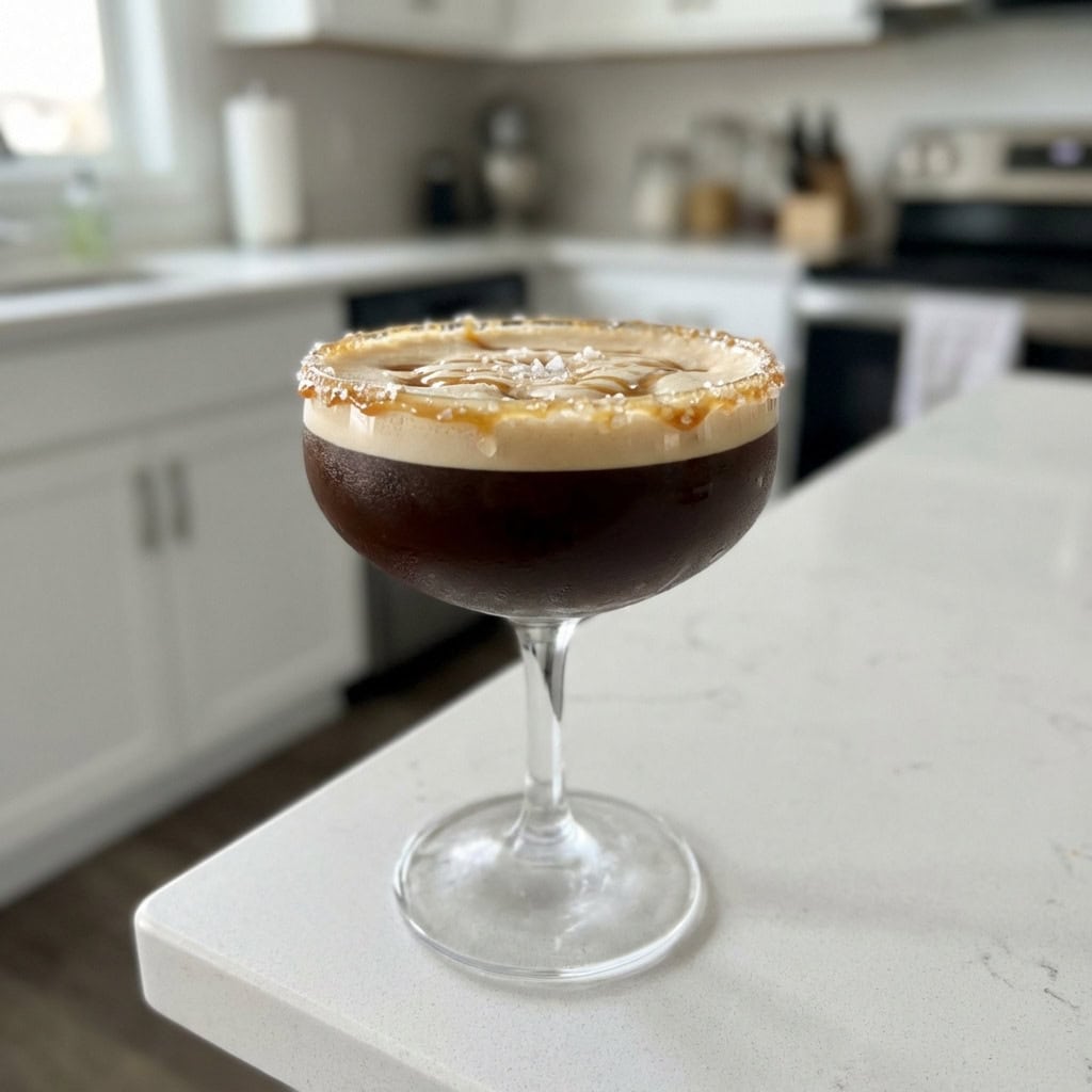 Salted Caramel Tequila Espresso Cocktail Recipe