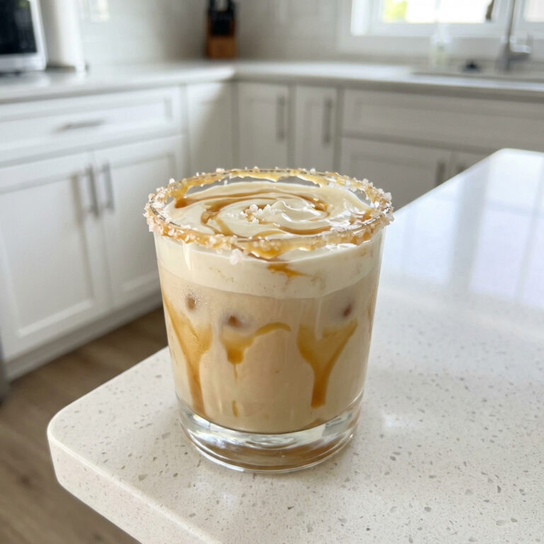 Salted Caramel White Russian Cocktail Recipe