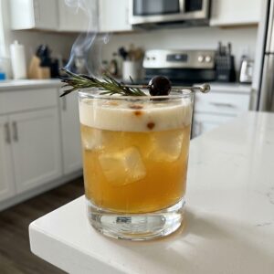 Smoke & Fire Scotch Sour Cocktail Recipe