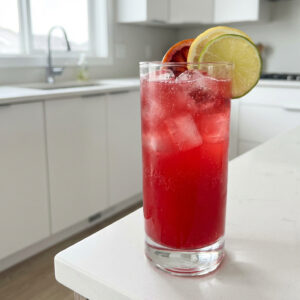 Sour Blood Lemonade Mocktail Recipe