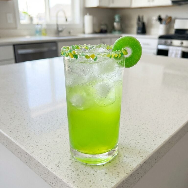 Sour Candy Apple Mocktail Recipe