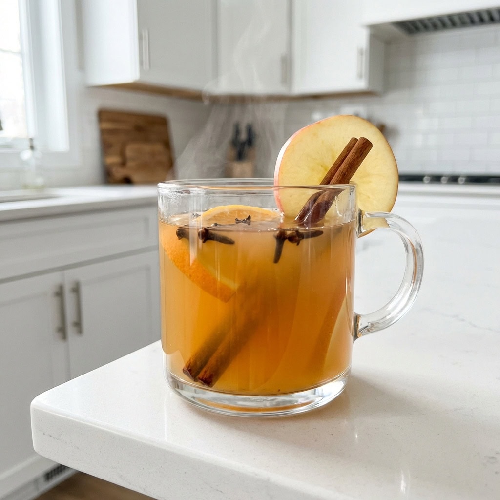 Spiced Apple Cider Mocktail Recipe
