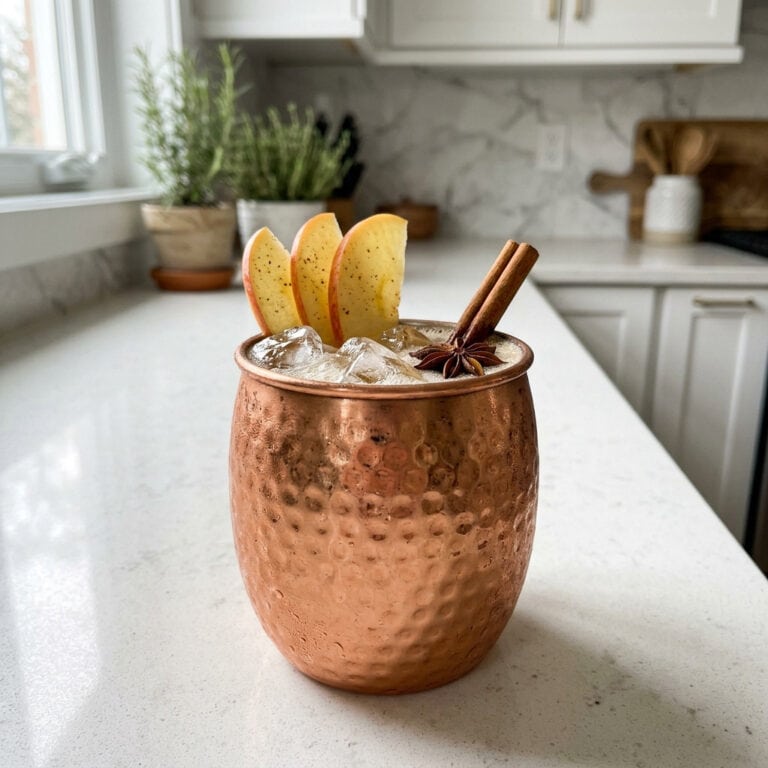Spiced Apple Cider Mule Cocktail Recipe